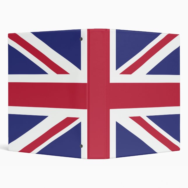 Patriotic United Kingdom Flag Binder (Background)