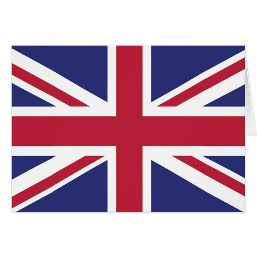 Patriotic United Kingdom Flag Cards (Front Horizontal)