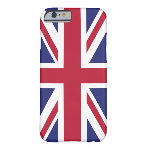 Patriotic United Kingdom Flag Barely There iPhone 6 Case