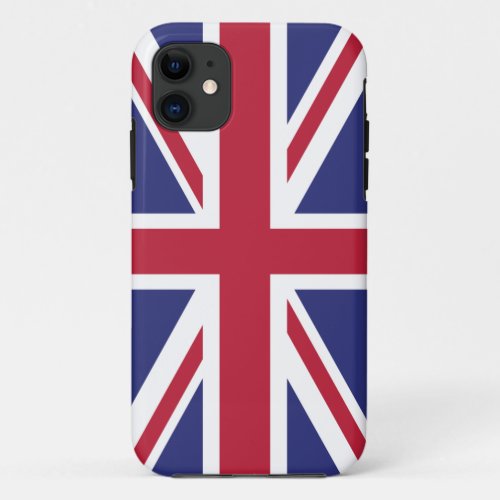 Patriotic United Kingdom Flag iPhone 11 Case