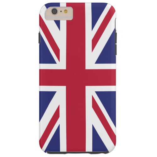Patriotic United Kingdom Flag Tough iPhone 6 Plus Case