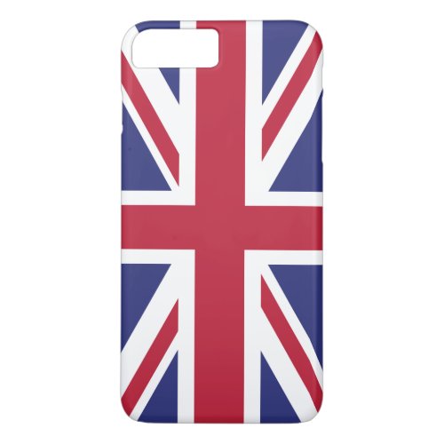 Patriotic United Kingdom Flag iPhone 8 Plus7 Plus Case