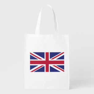 Patriotic United Kingdom Flag Grocery Bag