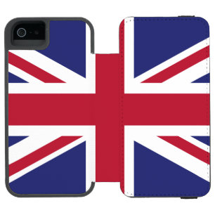 Patriotic United Kingdom Flag Wallet Case For iPhone SE/5/5s