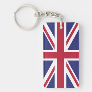 Patriotic United Kingdom Flag Keychain
