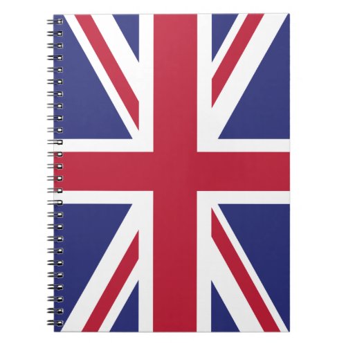 Patriotic United Kingdom Flag Notebook