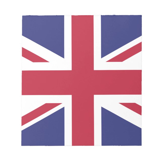 Patriotic United Kingdom Flag Notepad (Front)