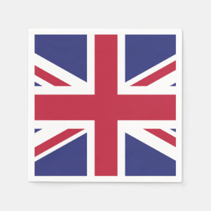 Patriotic United Kingdom Flag Paper Napkins