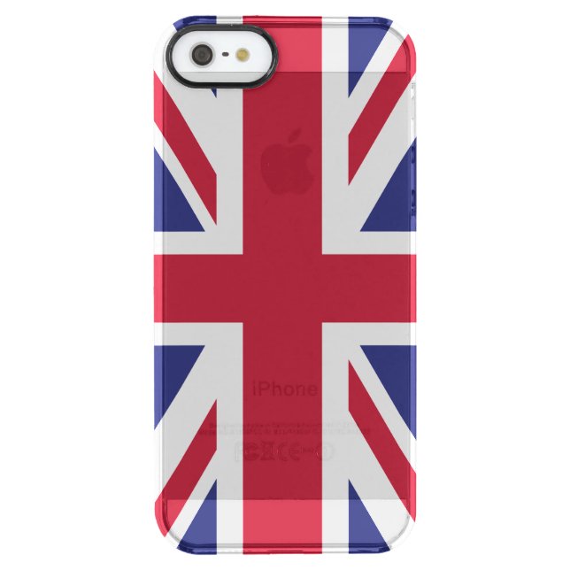 Patriotic United Kingdom Flag Uncommon iPhone Case (Back)