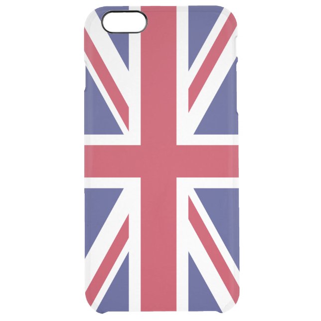 Patriotic United Kingdom Flag Uncommon iPhone Case (Back)