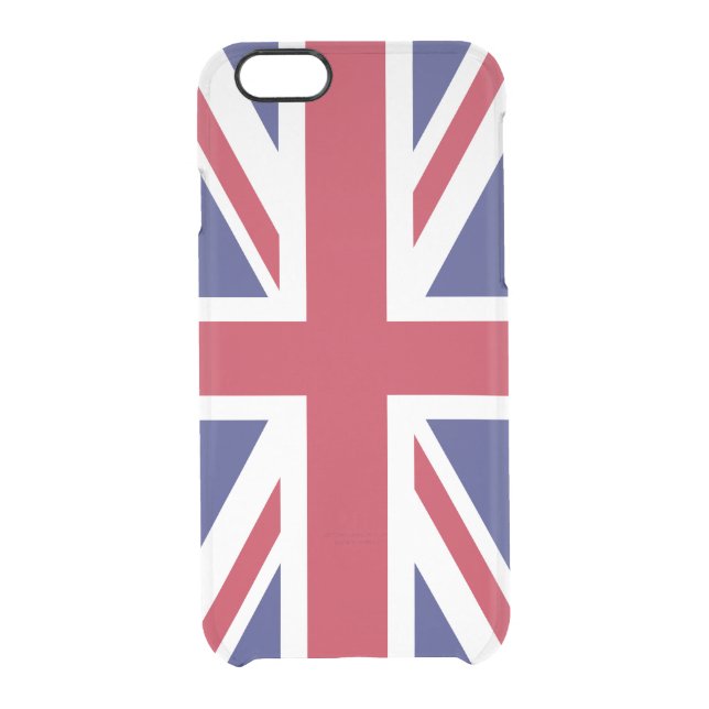 Patriotic United Kingdom Flag Uncommon iPhone Case (Back)