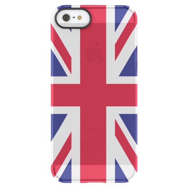 Patriotic United Kingdom Flag Uncommon iPhone Case (Back)