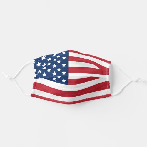 Patriotic United States of America Flag Pattern Adult Cloth Face Mask