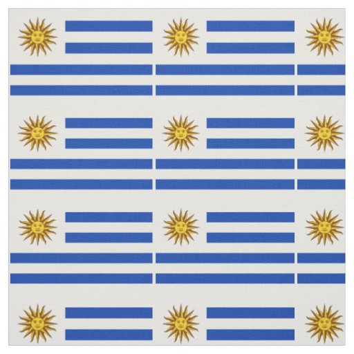 Patriotic Uruguay Flag Fabric