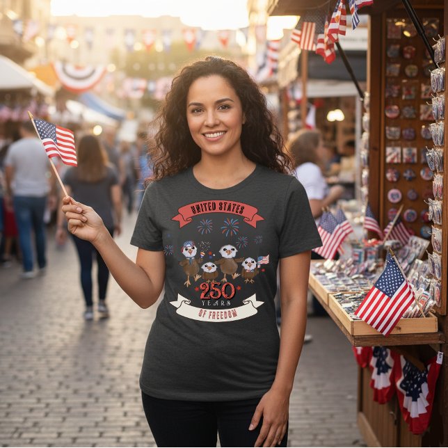 Patriotic US 250 Years of Freedom Eagle Family Tri-Blend Shirt (Patriotic US 250 Years of Freedom Eagle Family Tri-Blend Shirt)