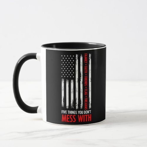 Patriotic US Citizen Family Funny Quote American Mug