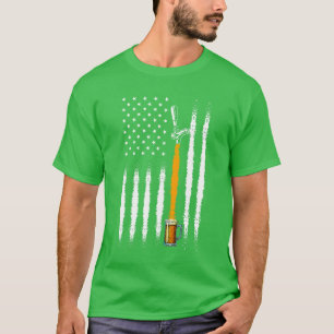 Patriotic US Flag American Brewery Craft Beer T-Shirt