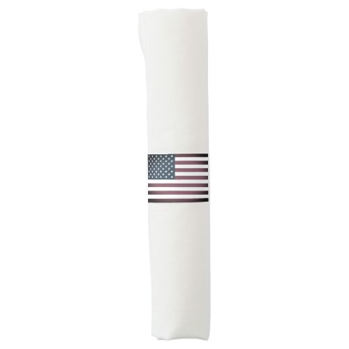 Patriotic US flag of America napkin bands