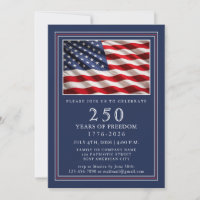 Patriotic USA 250th Anniversary Celebration Party