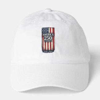 Patriotic USA 250th Anniversary T shirt Hat