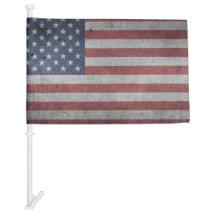 Patriotic USA American Flag Car