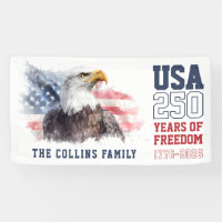 Patriotic USA America's 250th Anniversary Party