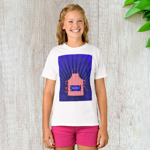 Patriotic USA Chef Red White Blue BBQ Cooking T-Shirt