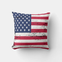 Patriotic USA Distressed Design Style Flag