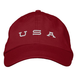 Patriotic USA  Embroidered Baseball Cap