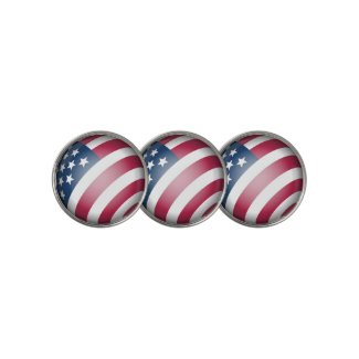 Patriotic USA Flag, 3D Globe Art 