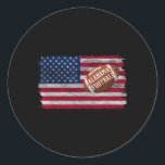 Patriotic Usa Flag Alabama Football Season Party F Classic Round Sticker<br><div class="desc">Patriotic Usa Flag Alabama Football Season Party Funny</div>