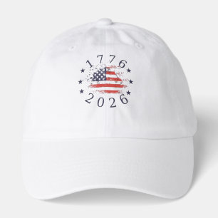 Patriotic USA Flag America 250th Anniversary Hat