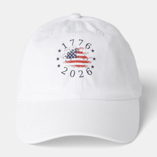 Patriotic USA Flag America 250th Anniversary Hat