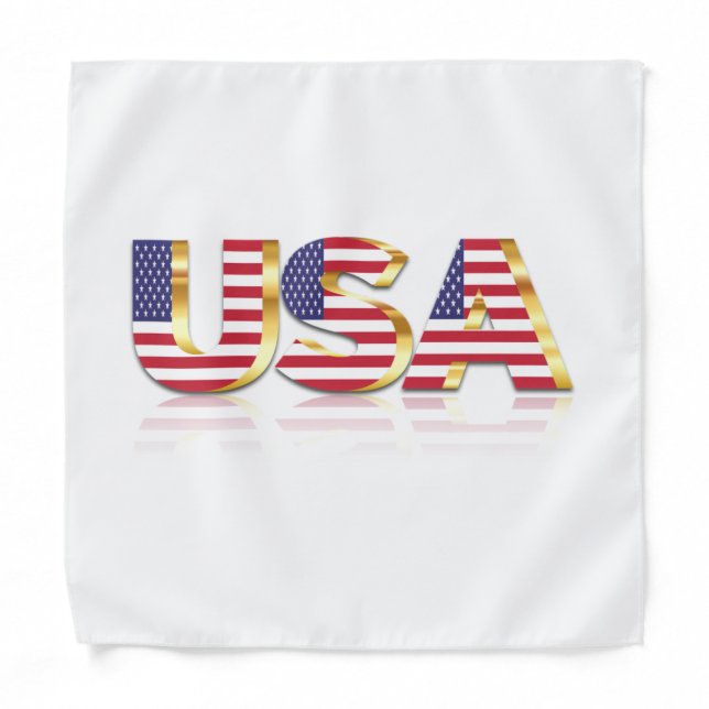 Patriotic USA Flag Bandana (Front)