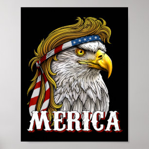 - Patriotic Usa Flag Eagle Of Freedom - 4th Of Jul Poster