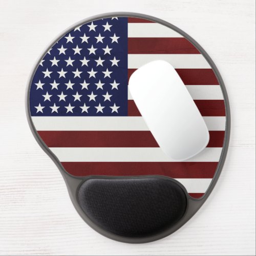 Patriotic USA Flag  Gel Mouse Pad