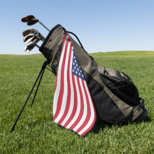 Patriotic USA Flag Golf Towel – American Pride