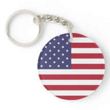 Patriotic USA Flag Keychain – American Pride Gift