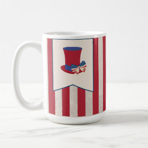 Patriotic USA Flag Mug American Pride Coffee Cup