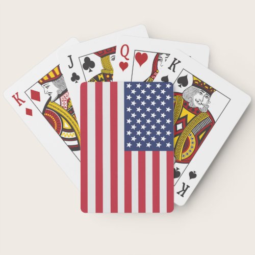 Patriotic USA Flag Playing Cards – American Pride 