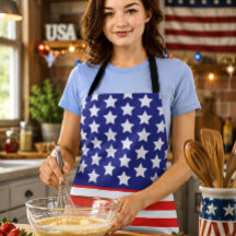 Patriotic USA flag Stars and Stripes American