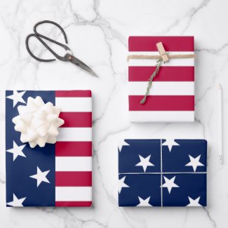 Patriotic USA flag stars and stripes american