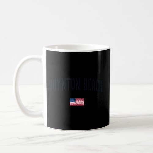 Patriotic Usa Flag Stencil Boynton Beach Fl Coffee Mug