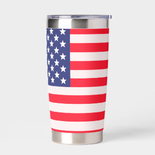 Patriotic USA Flag Thermal Tumbler – American
