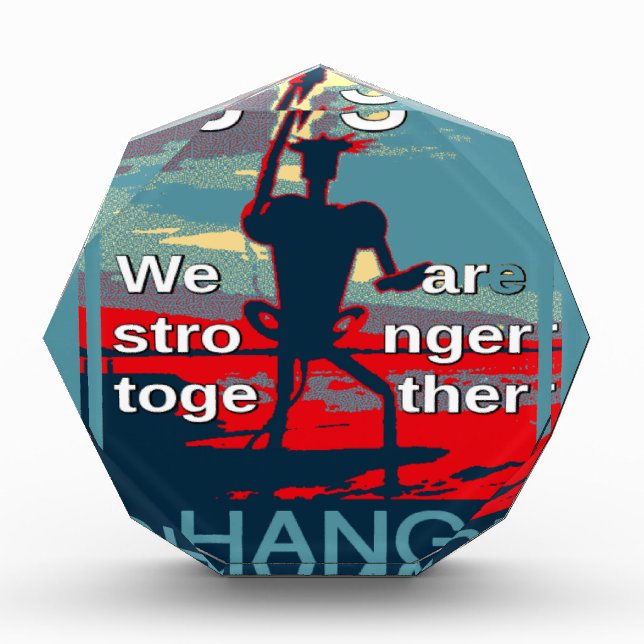Patriotic USA Hope Graphic Art Print Design Award (Front)