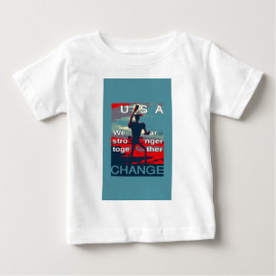 Patriotic USA Hope Graphic Art Print Design Baby T-Shirt