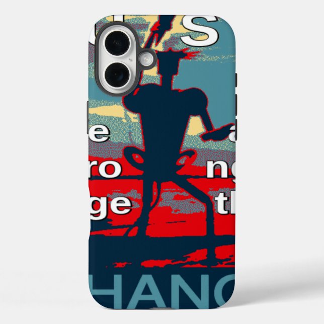Patriotic USA Hope Graphic Art Print Design Case-Mate iPhone Case (Back)