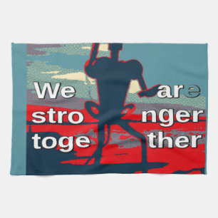 Patriotic USA Hope Graphic Art Print Design Towel