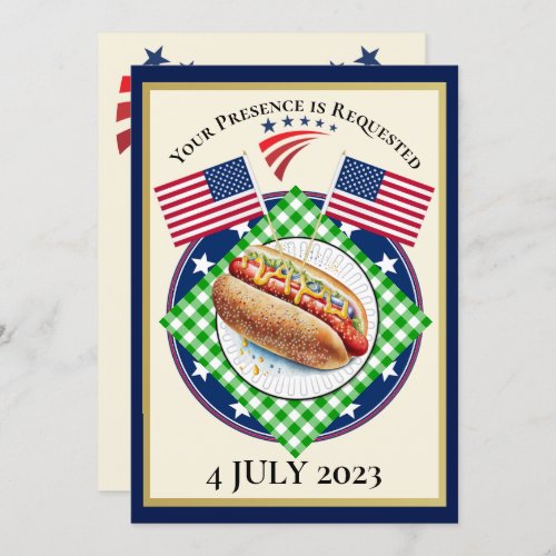 Patriotic USA  Invitation