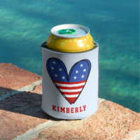 Patriotic USA Love Heart